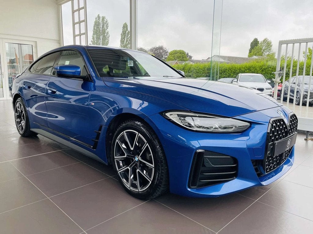 BMW 4 Serie 420 GC dA MHEV * GARANTIE + PACK M + LED + CUIR, Achat, Entreprise, 2260 kg, Noir