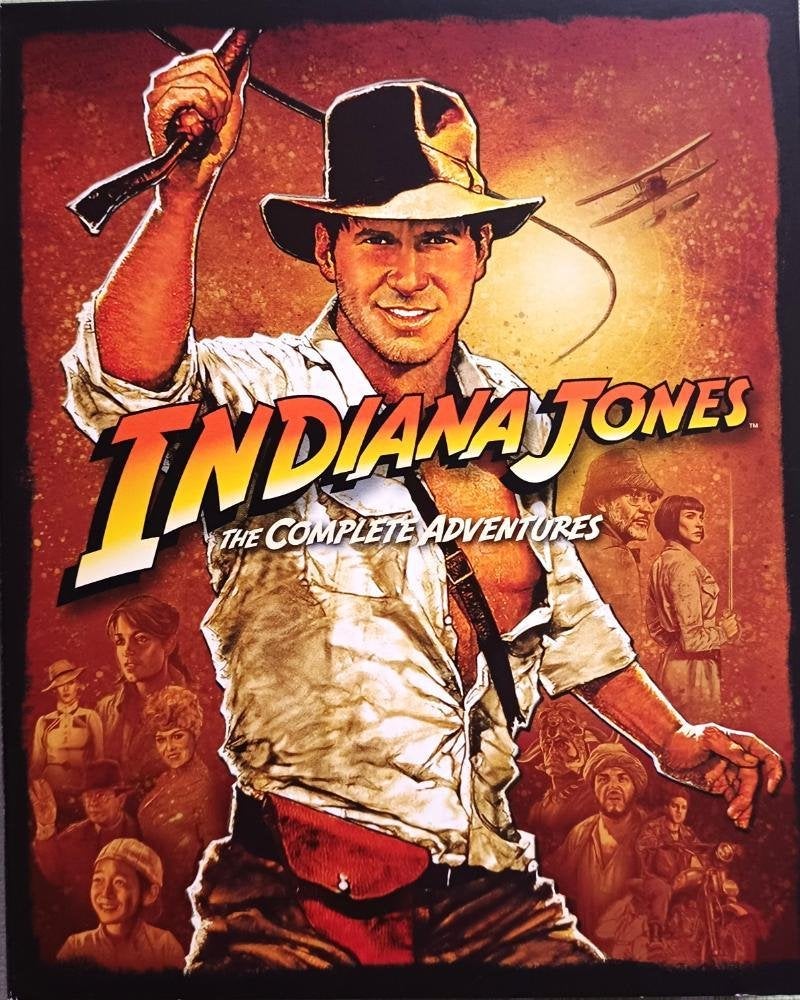 Blu ray INDIANA JONES THE COMPLETE ADVENTURES  4 DISCS + 1, Cd's en Dvd's, Ophalen of Verzenden, Zo goed als nieuw