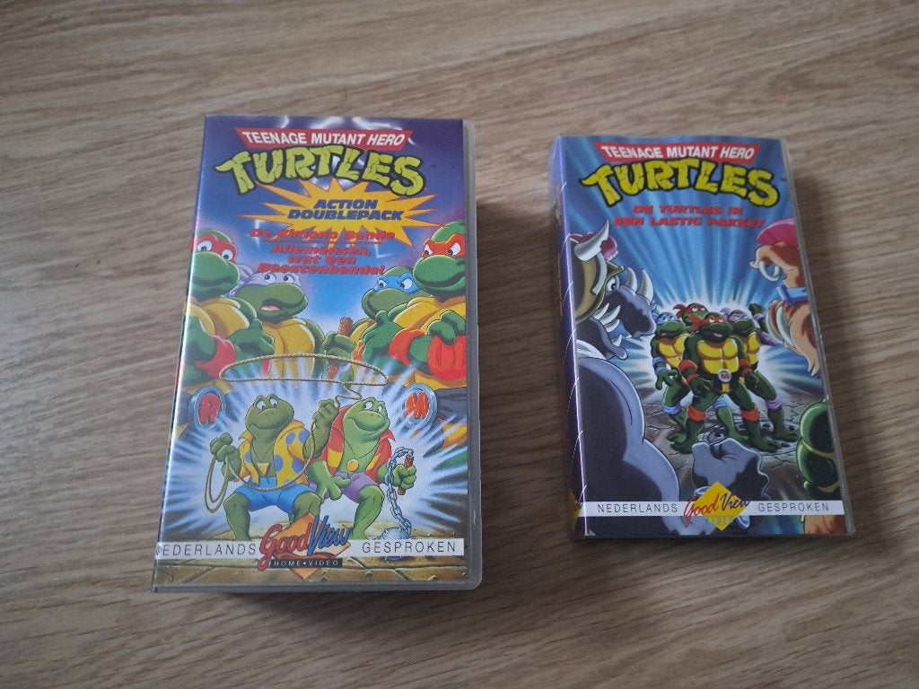 Turtles VHS, Cd's en Dvd's, VHS | Kinderen en Jeugd, Ophalen of Verzenden, Gebruikt, VHS