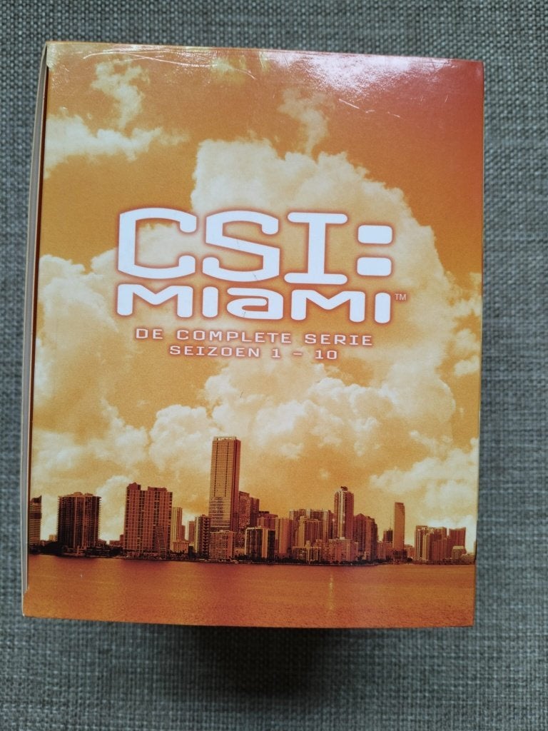 CSI MIAMI - volledige verzameling in 3 boxen !, Cd's en Dvd's, Ophalen, Engels, Misdaad, Nederlands