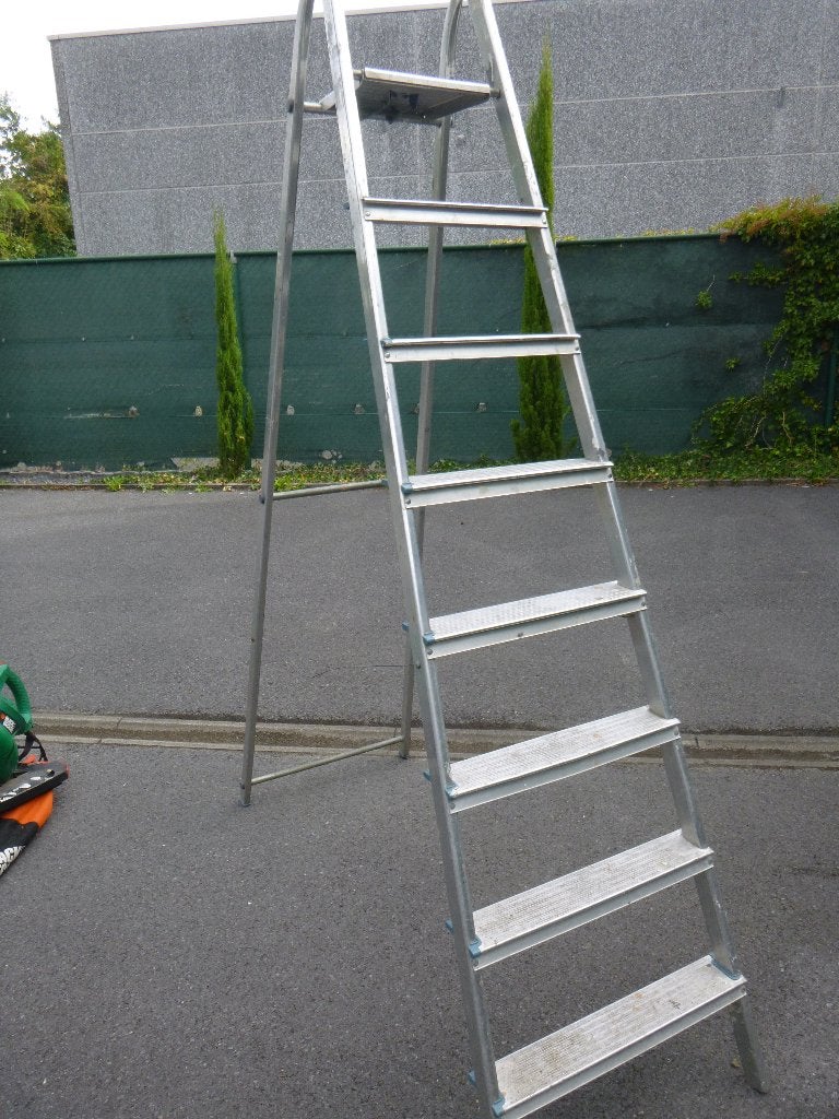 trapladder, Ophalen, Gebruikt, Opvouwbaar of Inschuifbaar, Minder dan 2 meter