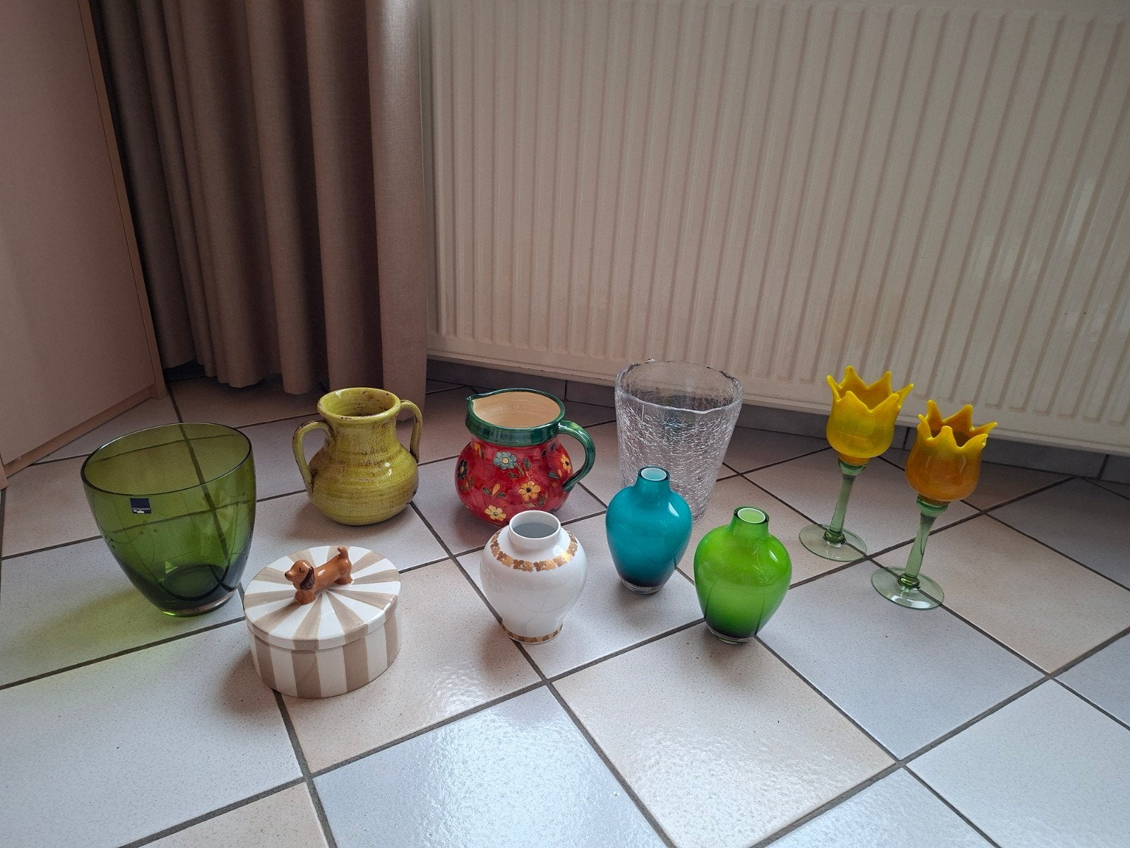 vazen en andere, PRIJS PER STUK BIEDEN ., Ophalen, Zo goed als nieuw, Meerkleurig, Overige materialen