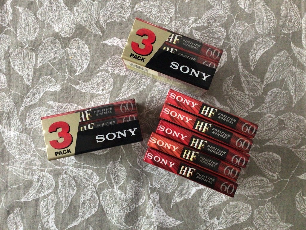 cassettes Sony HF 60, CD & DVD, Cassettes audio, Enlèvement ou Envoi, Comme neuf, 2 à 25 cassettes audio, Vierge