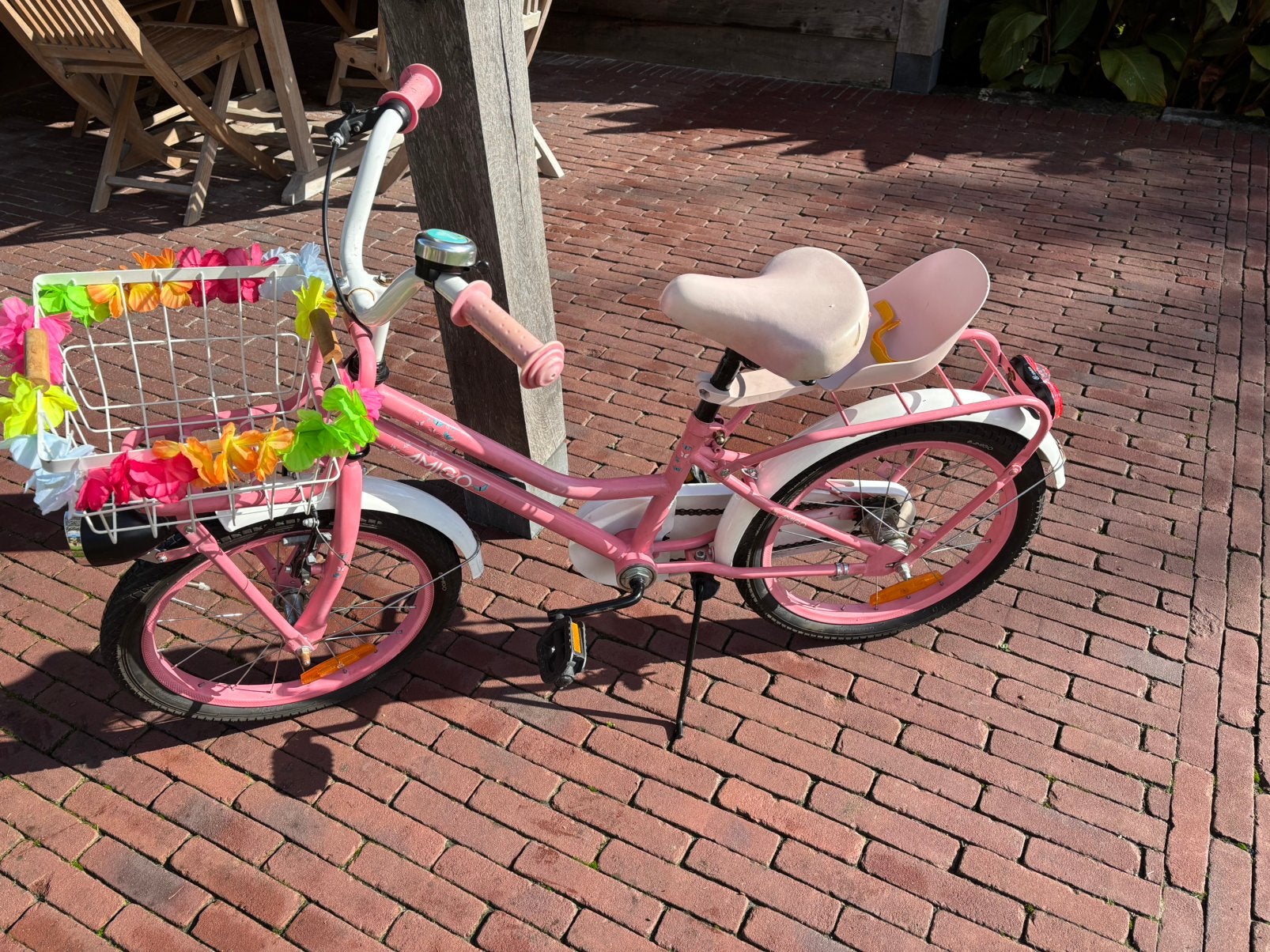 Meisjesfiets - 18 inch, Fietsen en Brommers, Ophalen, Gebruikt, 18 inch