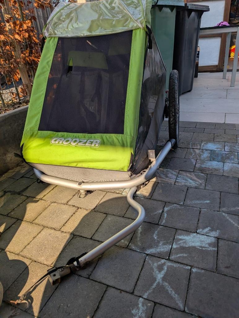 Croozer Kid for 2 : Fietskar met veel accesoires, Ophalen, Gebruikt, Kinderkar, Croozer