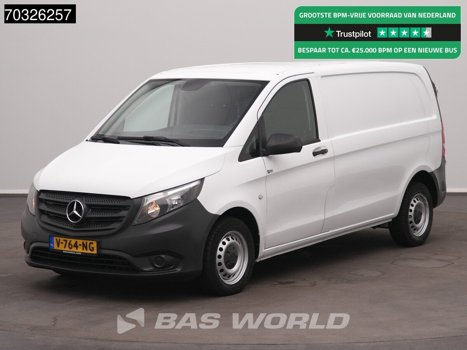 Mercedes Vito 109 Kompakt APK 03/27 Airco Cruise Navi Camera, Stof, Gebruikt, Euro 6, 4 cilinders