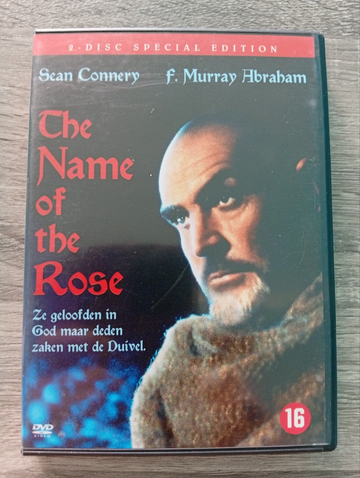 thé name of the rose drama dvd Sean connery, Vanaf 16 jaar, Ophalen of Verzenden, Zo goed als nieuw, Engels