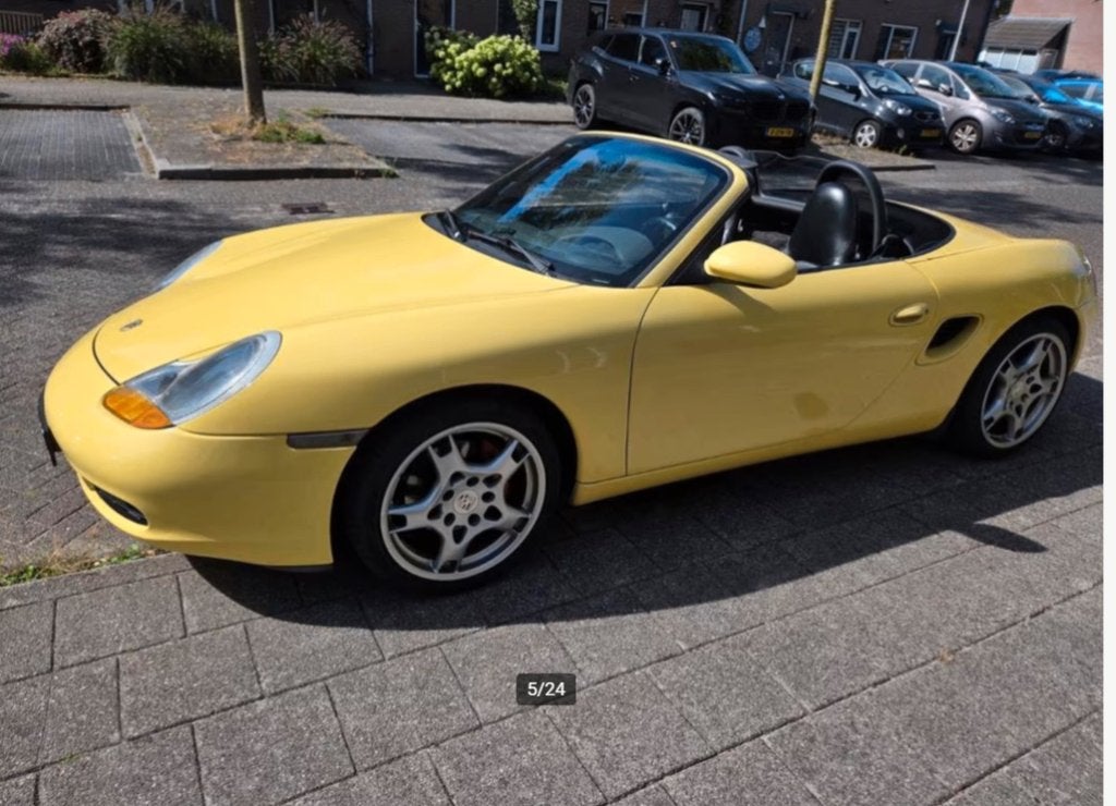 18” velgen voor Porsche type ‘Lobster’ met goede banden, Ophalen, 18 inch, Banden en Velgen, Personenwagen