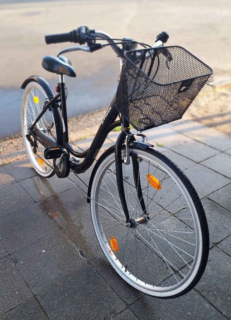 Damesfiets, Fietsen en Brommers, Minder dan 10 versnellingen, 26 inch, Velgrem, Zo goed als nieuw