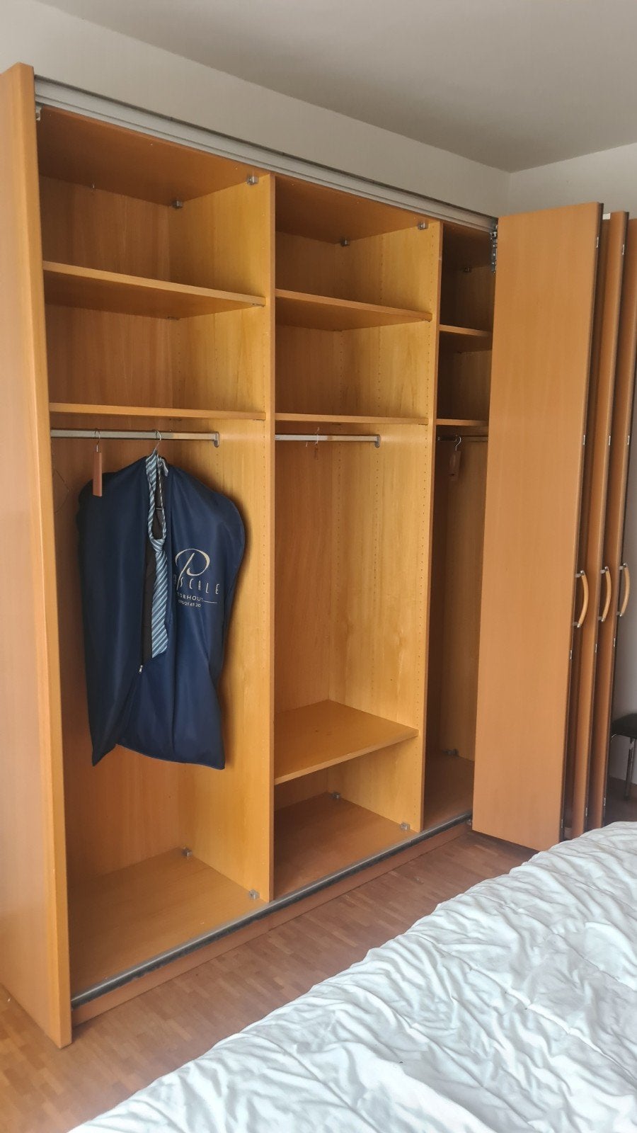 hülsta kleerkast beuk H254 cm D65cm B243cm, Maison & Meubles, Enlèvement