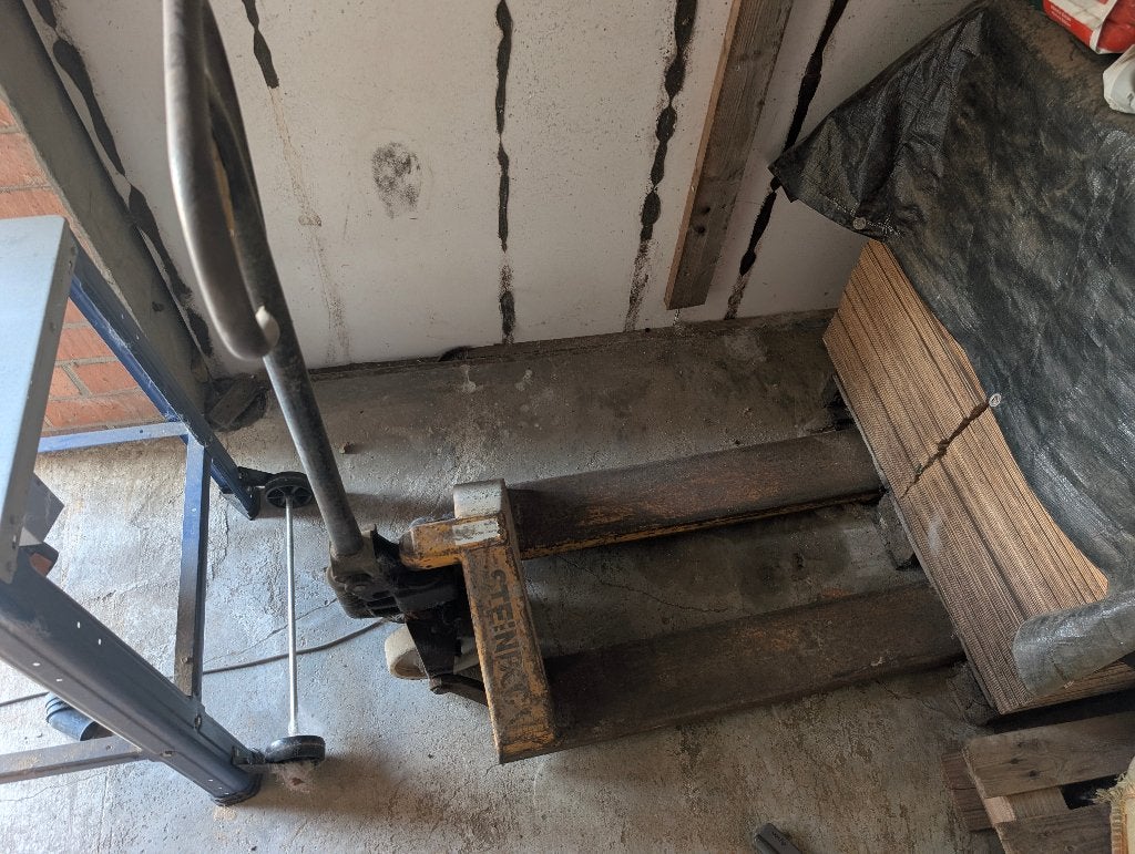 Manuele Transpallet, Doe-het-zelf en Bouw, Palletwagens en Pompwagens, Ophalen, Gebruikt