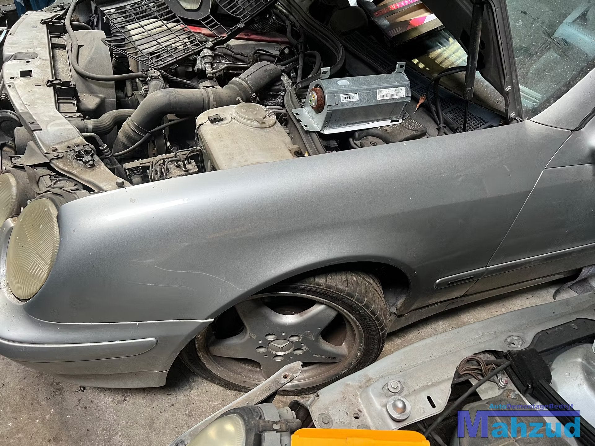 MERCEDES CLK W208 zilver 744 links voorscherm zijscherm, Auto-onderdelen, Carrosserie, Gebruikt, Mercedes-Benz AG, Mercedes-Benz