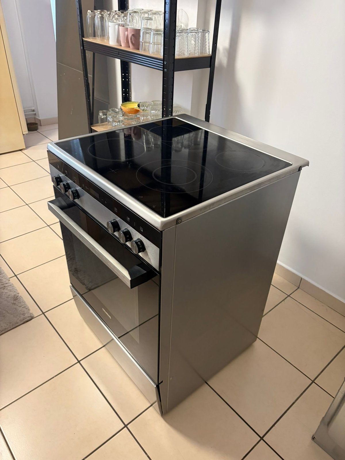 Cuisinière Siemens vitrocéramique + four chaleur tournante, Electroménager, Cuisinières, Enlèvement, Comme neuf, Encastré