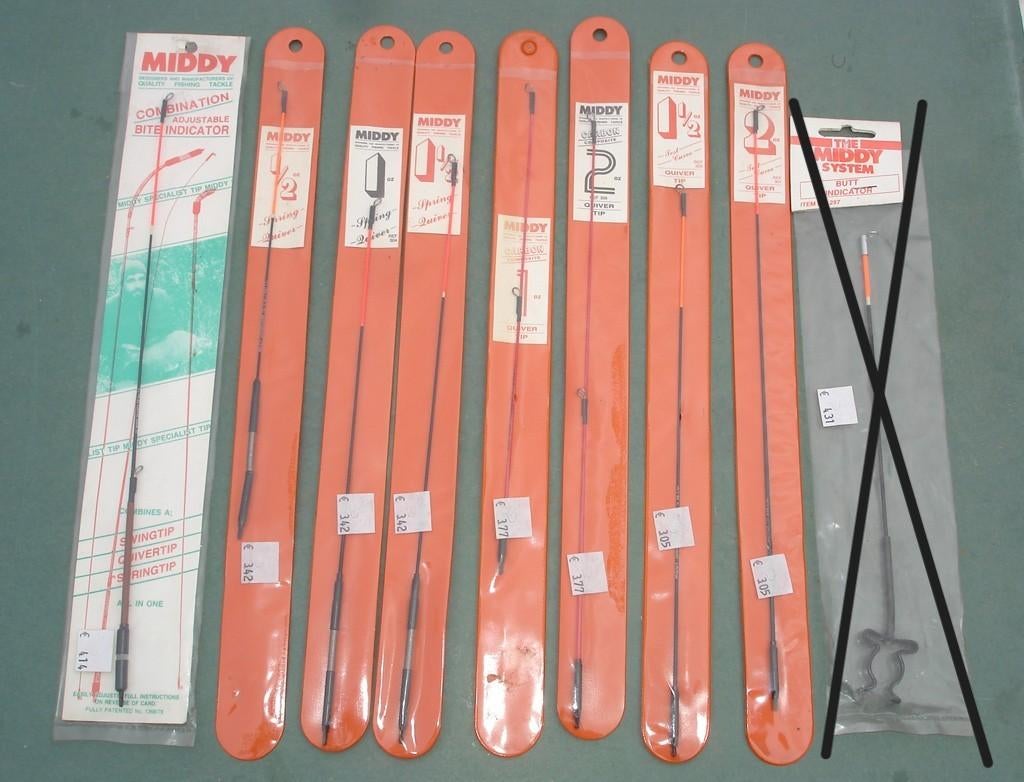 8 verschillende MIDDY tips quiver , springquiver 2 euro stuk, Enlèvement, Neuf, Autres types