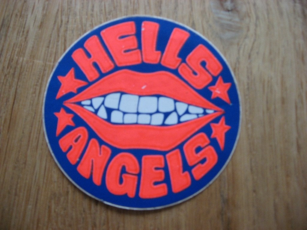 Sticker Hells Angels 8 cm, Enlèvement ou Envoi, Neuf, Autres types