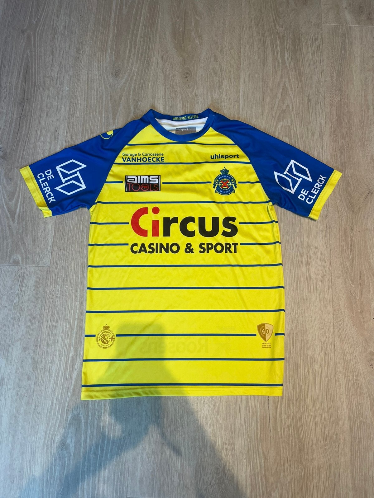 Waasland-Beveren 2018-2019 Officieel Thuisshirt (p bezorging, Enlèvement, Comme neuf