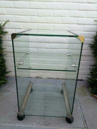 Table Console Movie / Cristal / Gallotti, Comme neuf, Verre, Enlèvement, Rectangulaire
