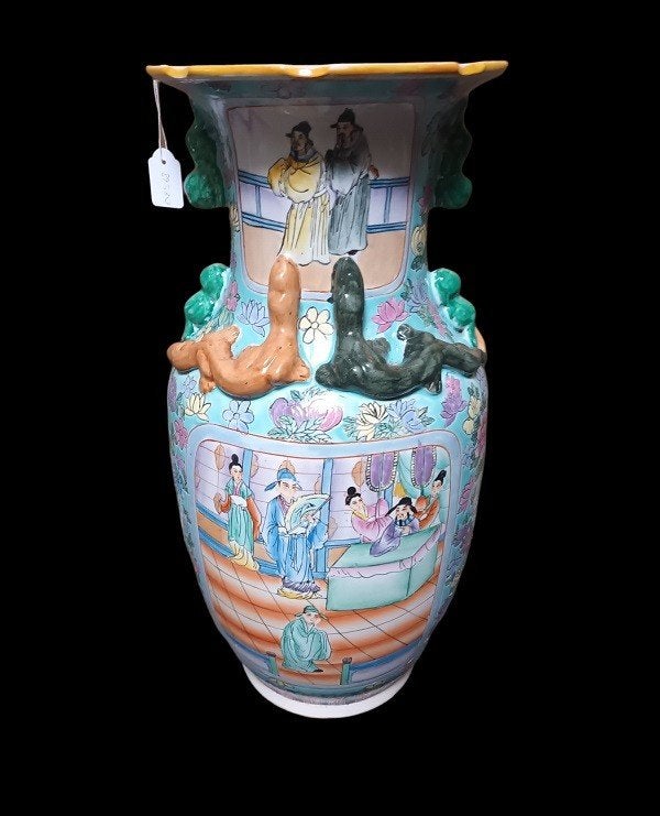 grand vase oriental., Antiquités & Art, Enlèvement