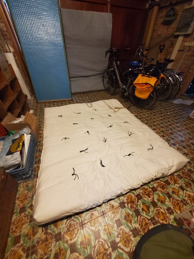 Futon (lit japonais), Beige, Enlèvement, Utilisé, 180 cm