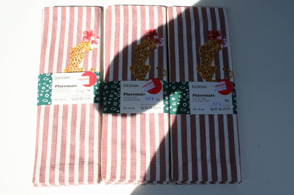 nieuwe placemats, Huis en Inrichting, Keuken | Textiel, Meerkleurig, Wasbaar, Nieuw, Ophalen of Verzenden
