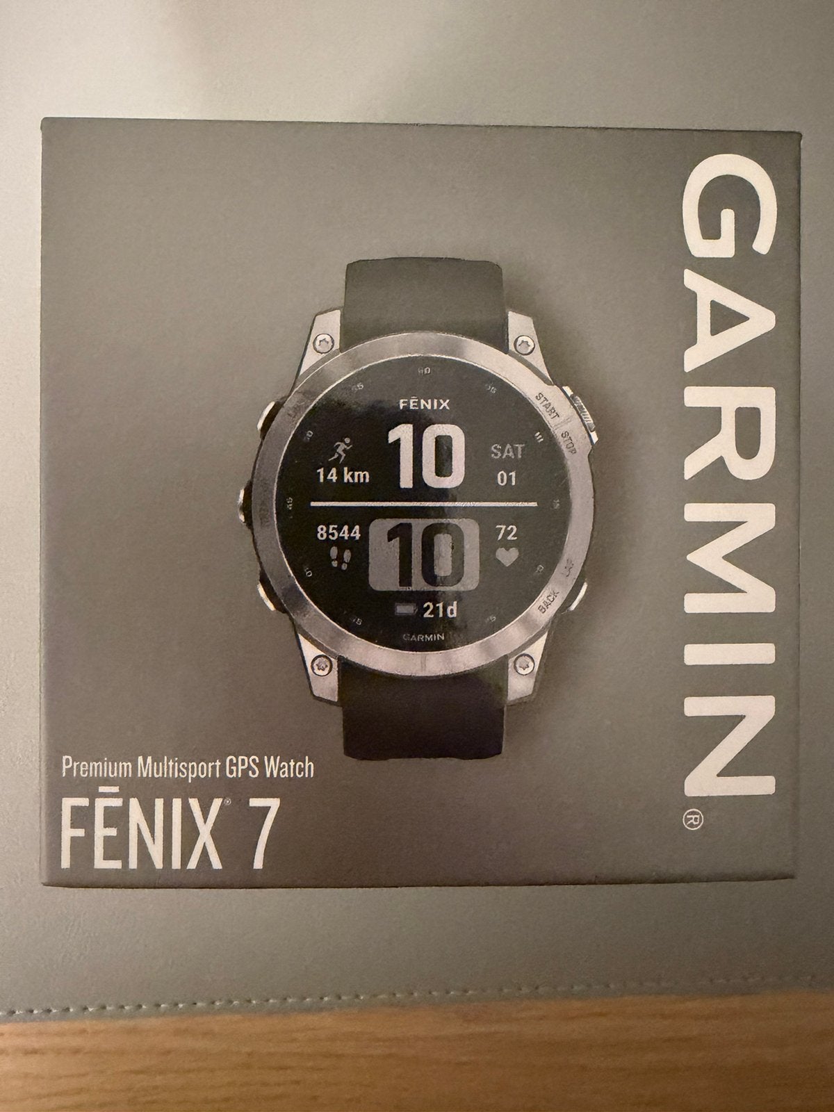 Garmin Fenix 7, Handtassen en Accessoires, Sporthorloges, Verzenden, Gebruikt