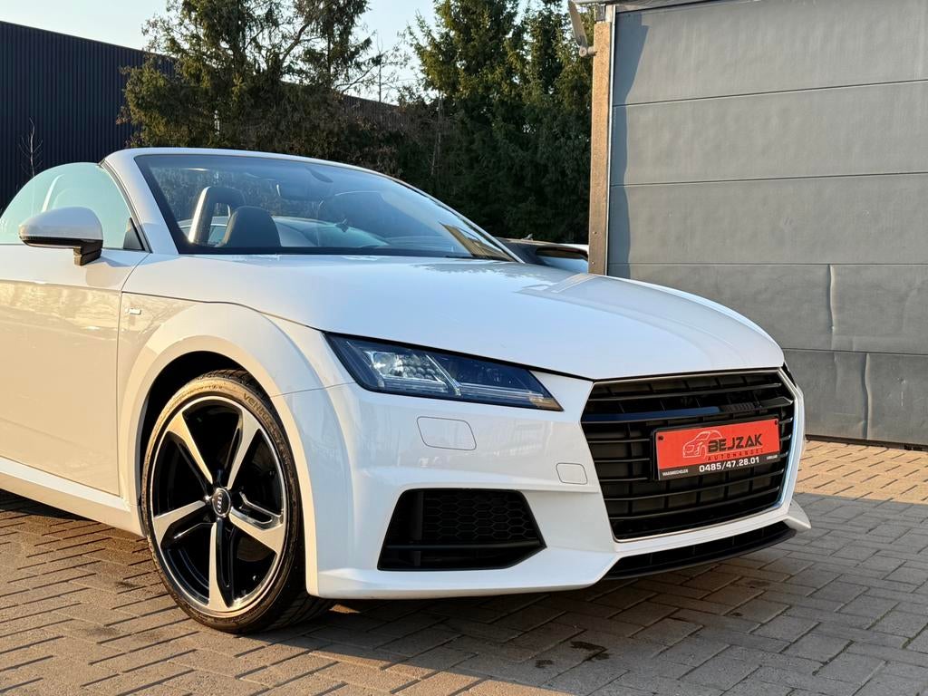 Audi TT Cabrio S-LINE 1.8tfsi 1j garantie face-lift, Auto's, TT, Cabriolet, Leder, Bedrijf