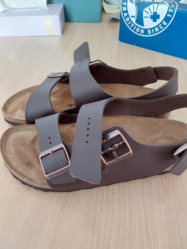 Birkenstock Milano BS Narrow Fit maat 43, Kleding | Heren, Schoenen, Bruin, Birkenstock, Ophalen, Sandalen