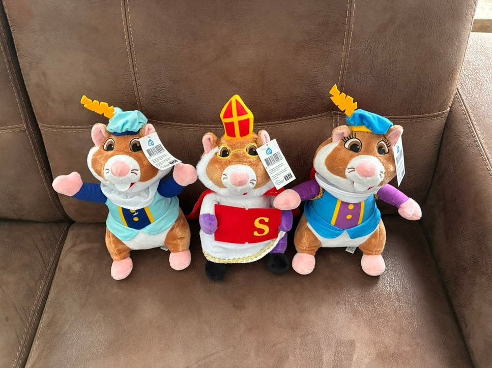 3 knuffels, Enfants & Bébés, Neuf, Hamster, Albert Heijn, Overige karakters