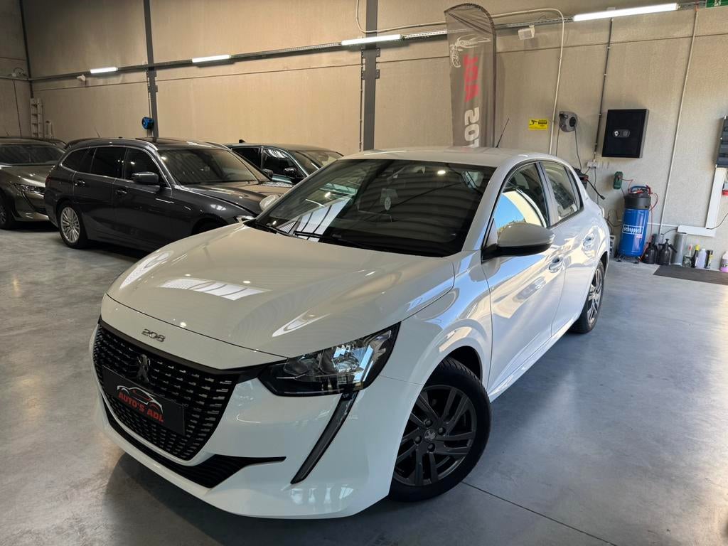 Peugeot 208 1.2/NAVI/CRUISE/DAB+/CARPLAY/OHB/GARANTIE, Voorwielaandrijving, Stof, 1199 cc, Wit