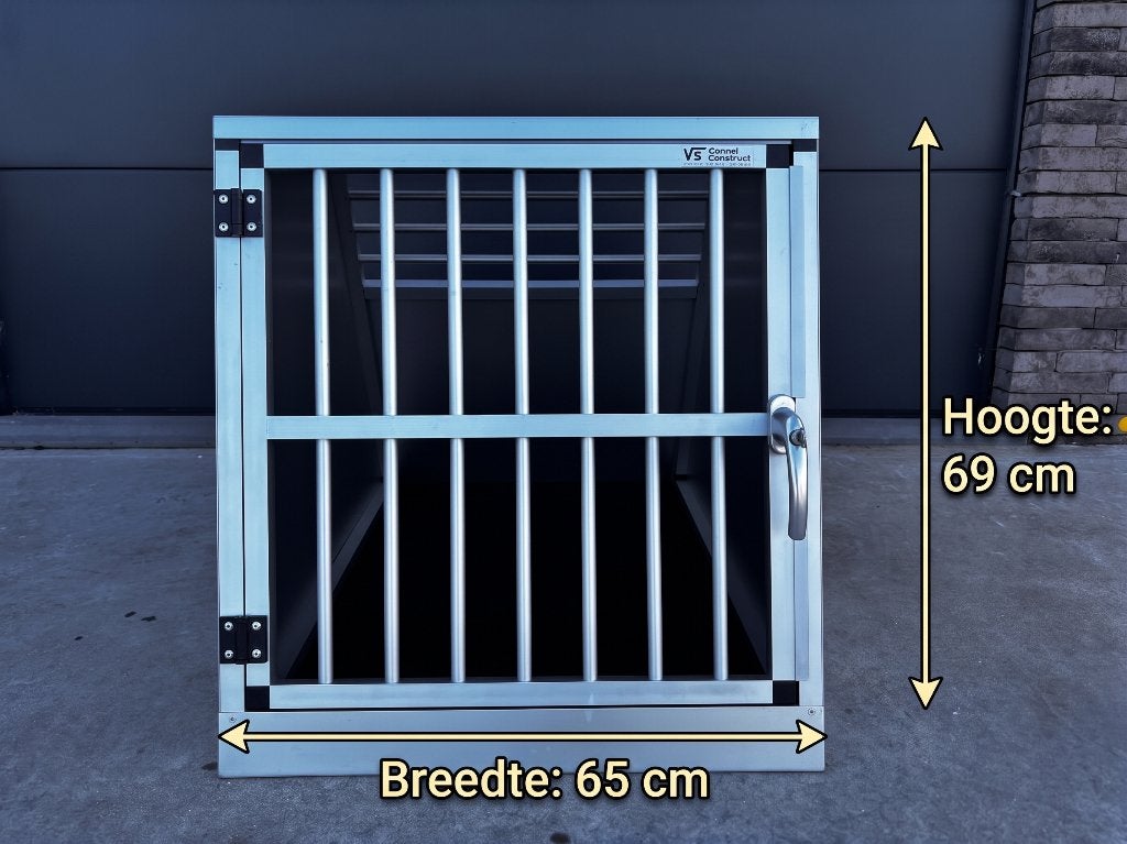Professionele aluminium autobench met slot, Dieren en Toebehoren, Ophalen, Gebruikt