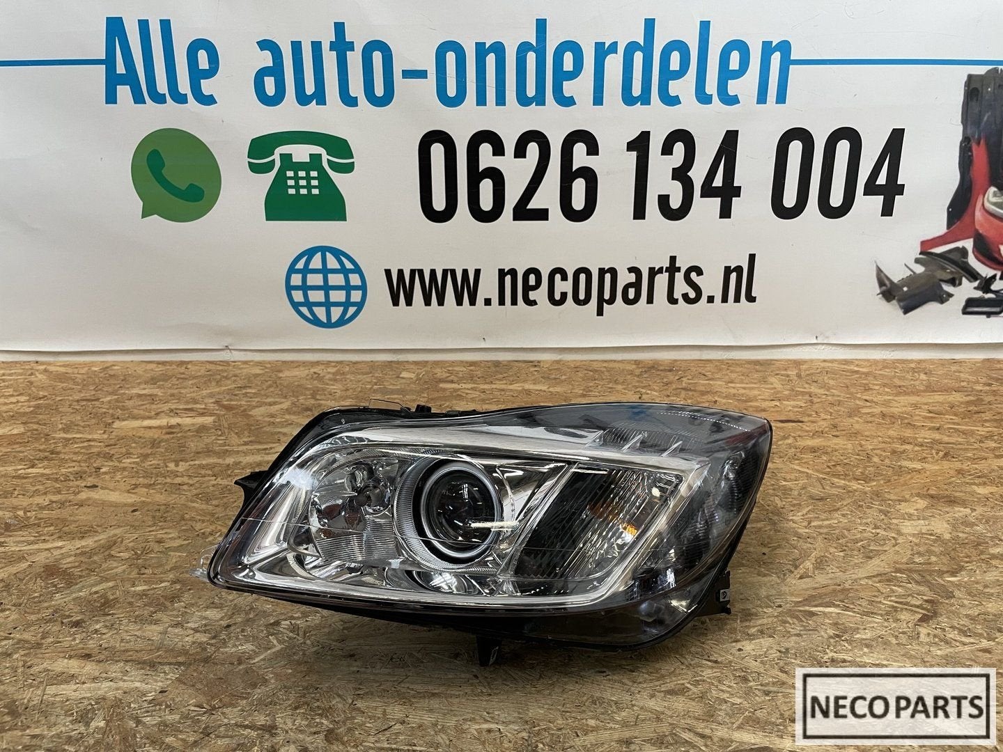 OPEL INSIGNIA XENON KOPLAMP LINKS COMPLEET 1ZT009631, Gebruikt, -, -, Ophalen of Verzenden