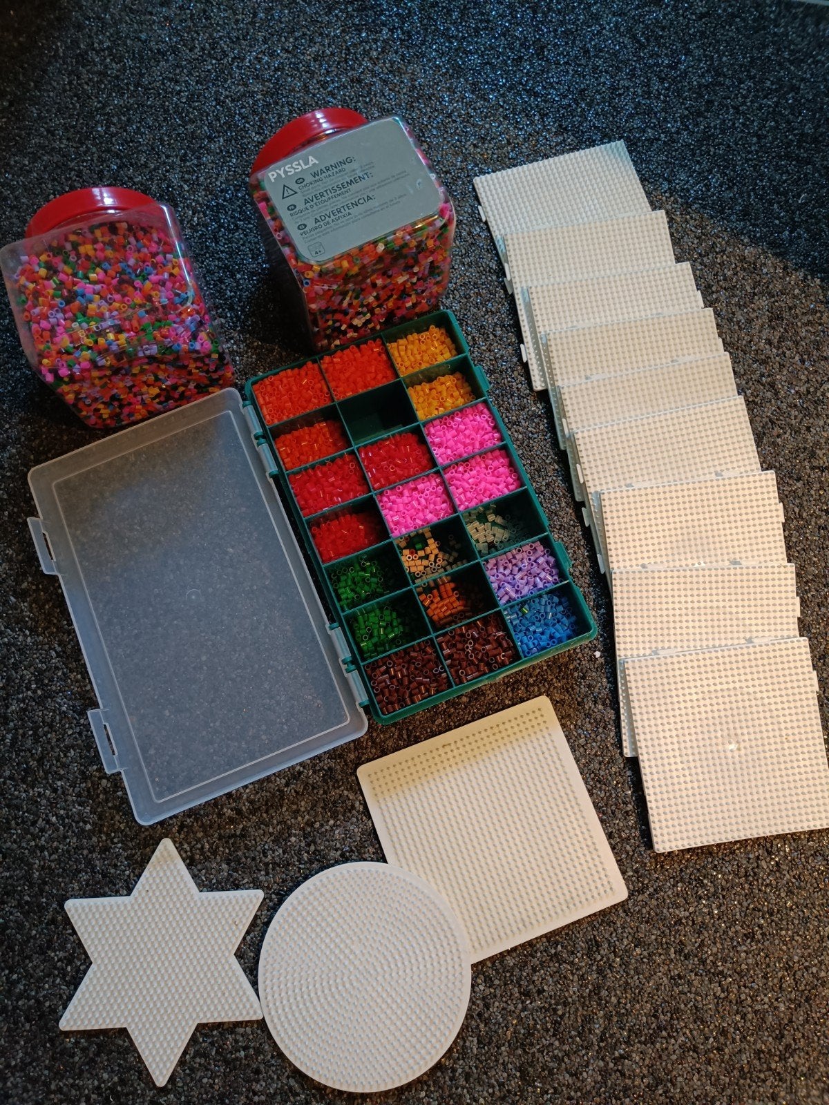 strijkparels set, Hobby en Vrije tijd, Ophalen, Gebruikt
