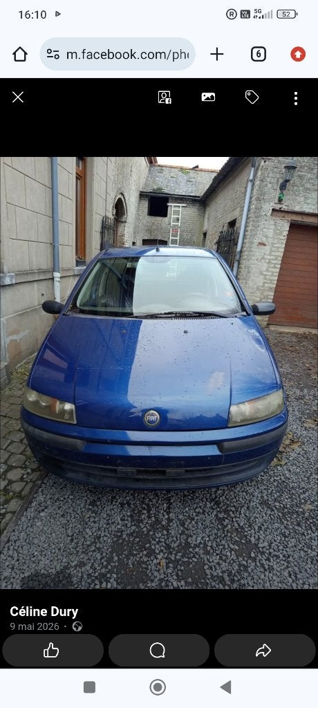 Pièces Fiat Punto, Autos, Fiat, Achat, Boîte manuelle, Bleu, 5 portes