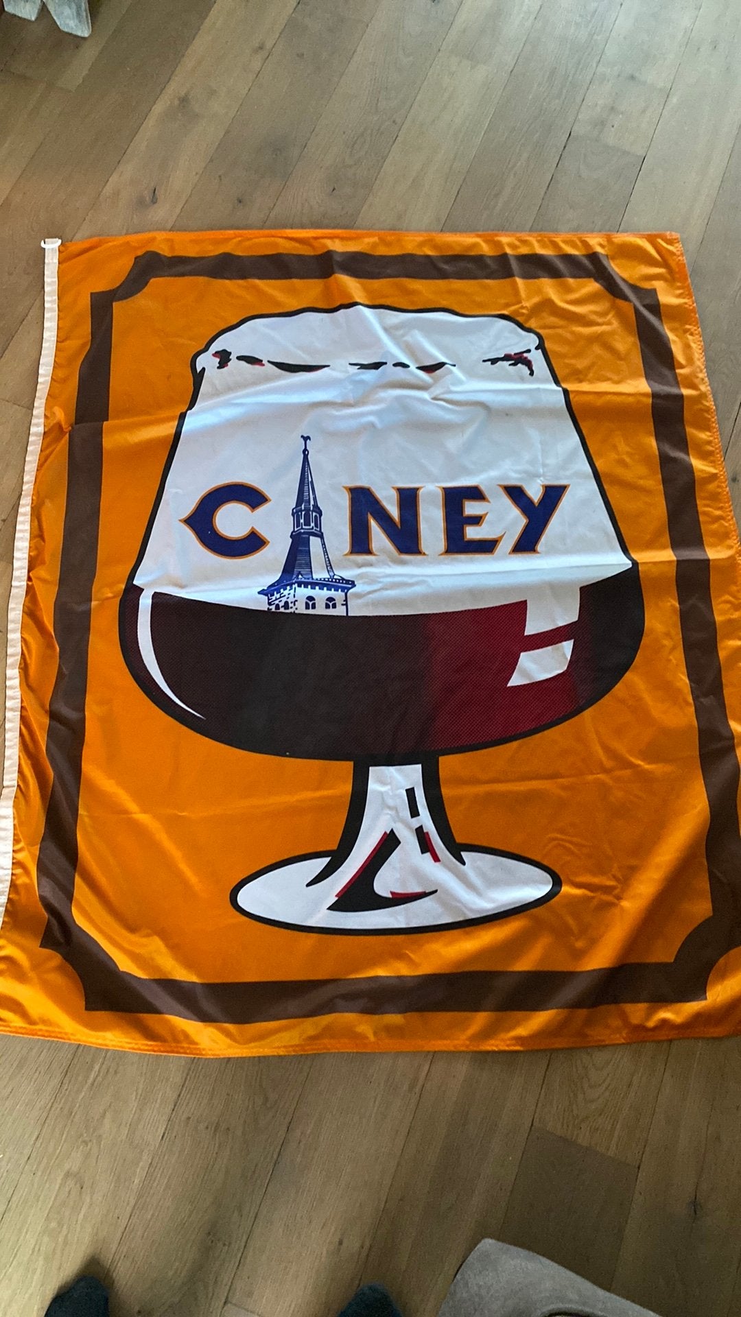Ciney bier reclame vaan vlag, Ophalen of Verzenden, Zo goed als nieuw