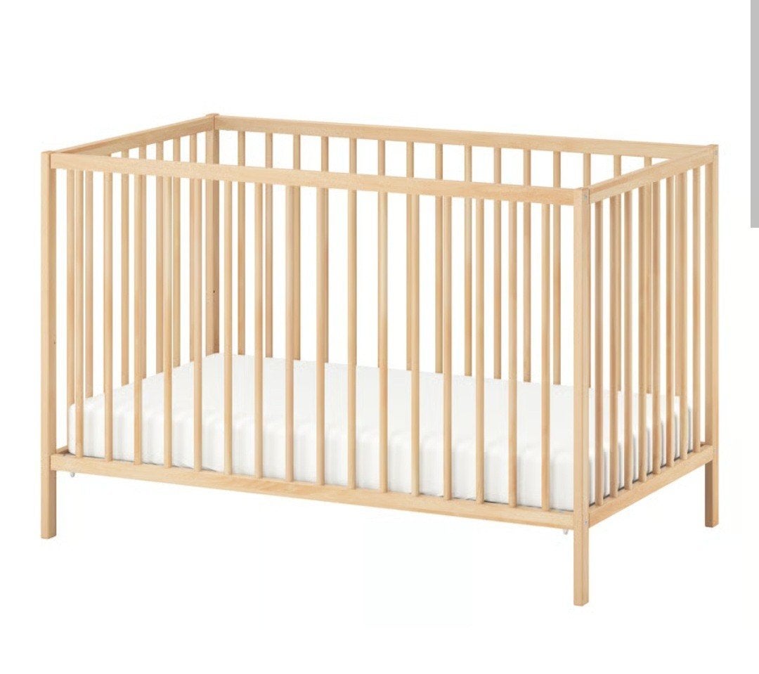 kinderbedje met matras -  als nieuw, Ophalen, Zo goed als nieuw, Lattenbodem