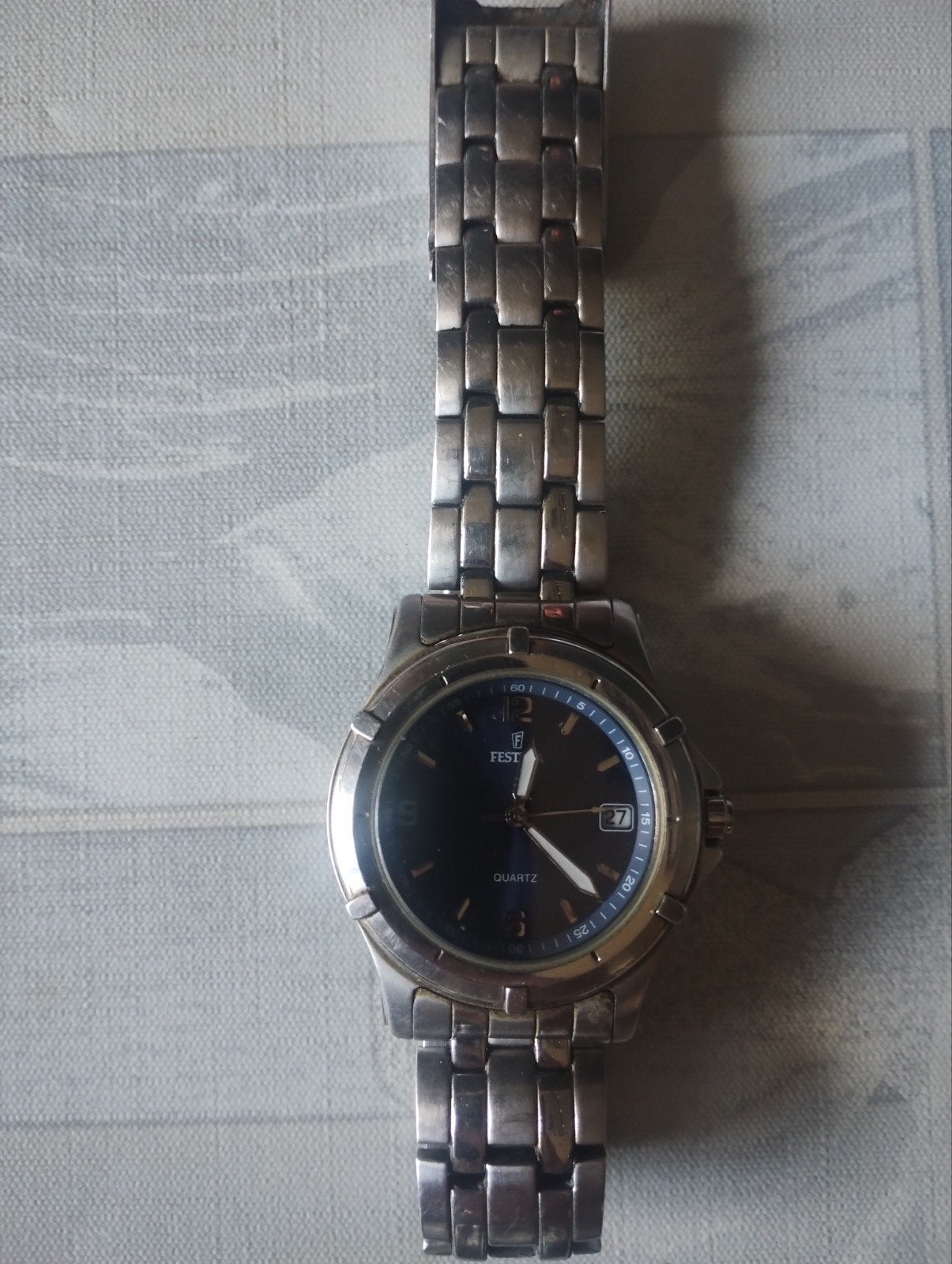Herenhorloge te koop, Montre-bracelet, Autres marques, Enlèvement ou Envoi, Acier