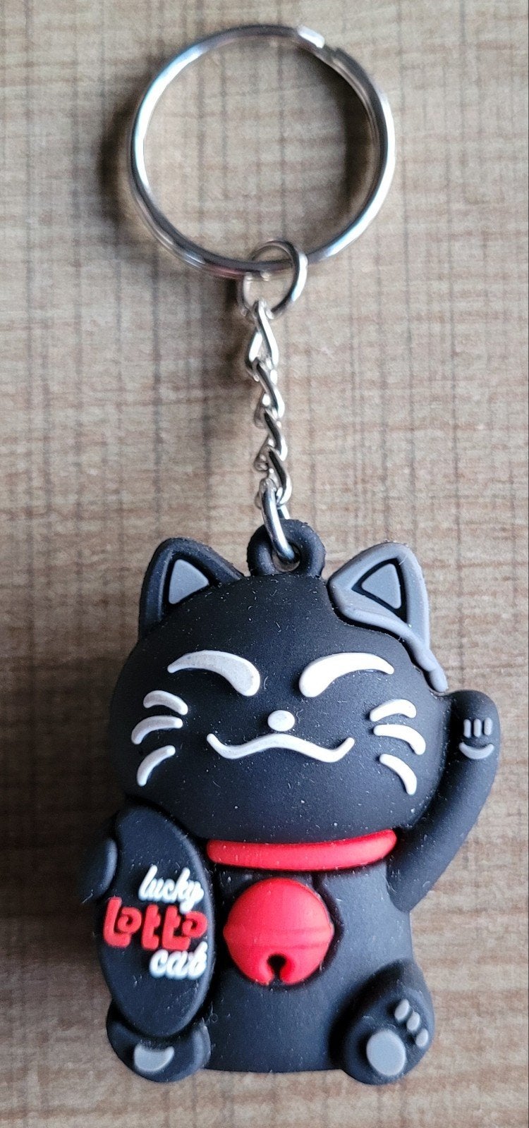 Sleutelhanger Lotto: Lucky Cat, Ophalen of Verzenden, Zo goed als nieuw, Knuffel of Figuurtje