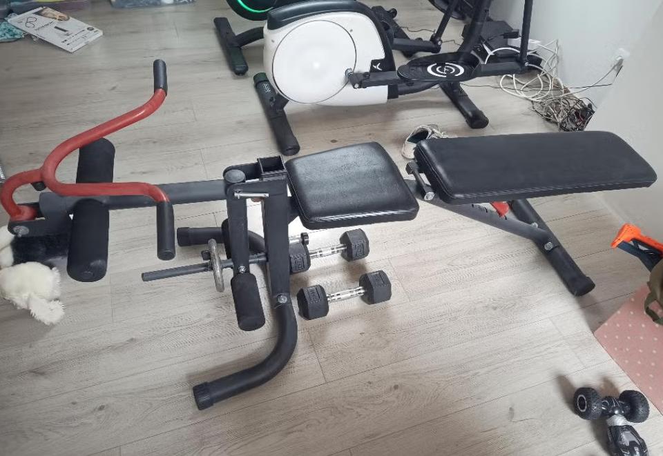 Halterbank, Sport en Fitness, Ophalen, Gebruikt, Benen, Fitnessbank