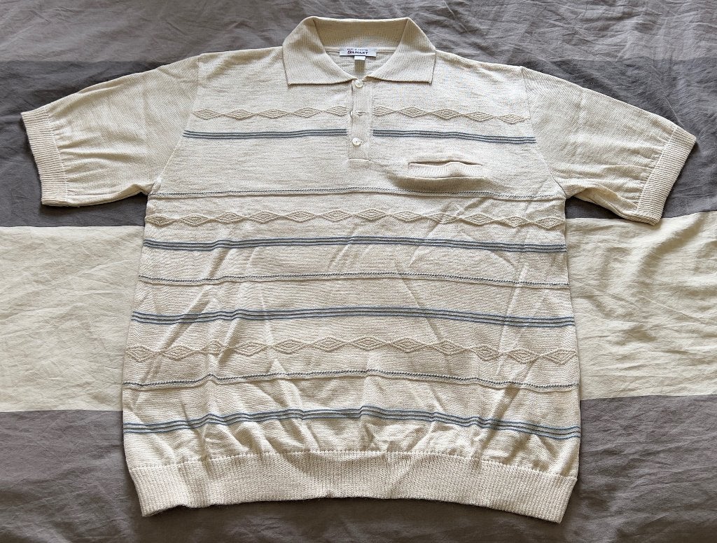 POLO "DAMART" // Taille M // NEUF, Neuf, Enlèvement ou Envoi, Beige, Taille 48/50 (M)