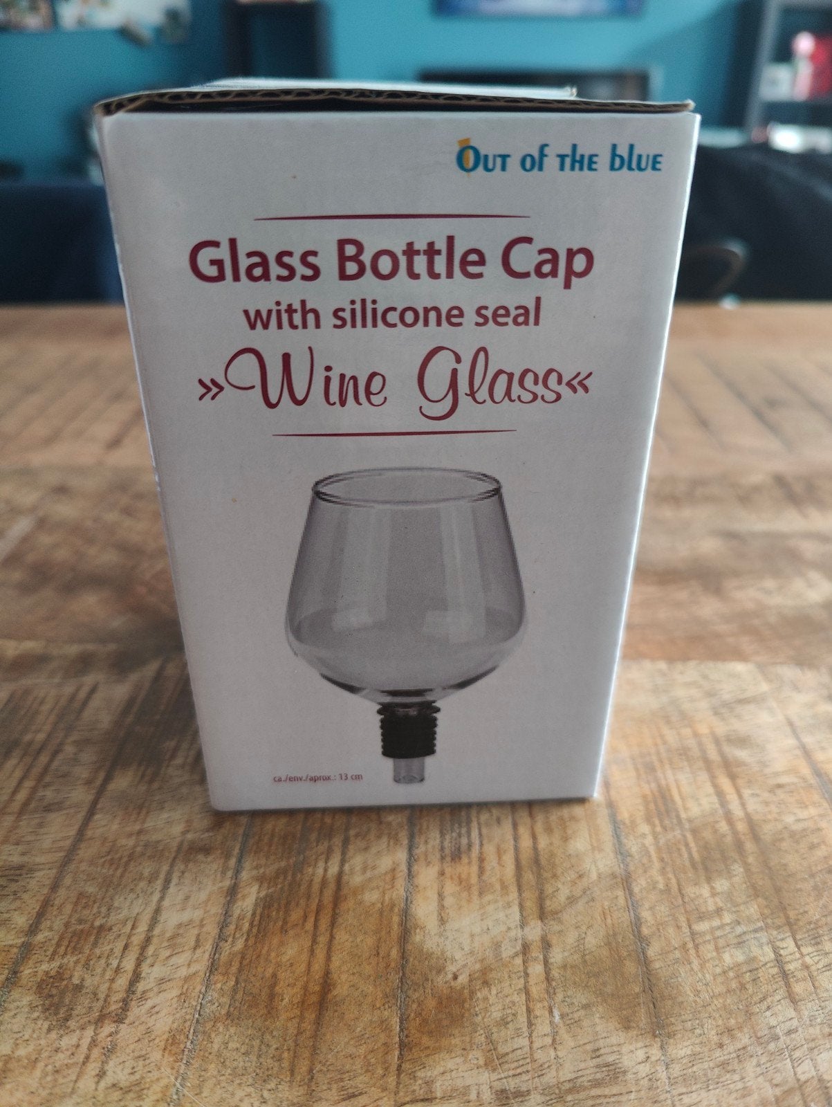 Wijnglas voor op fles, Ophalen