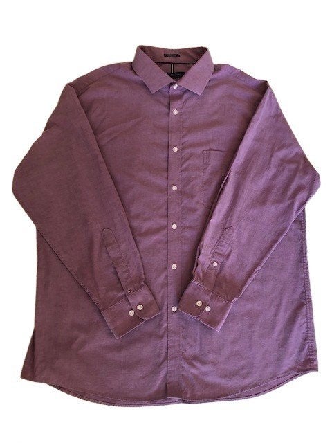 Chemise/manches longues/lila/homme/Tommy Hilfiger/taille L, Kleding | Heren, Overige kleuren, Tommy Hilfiger, Ophalen of Verzenden