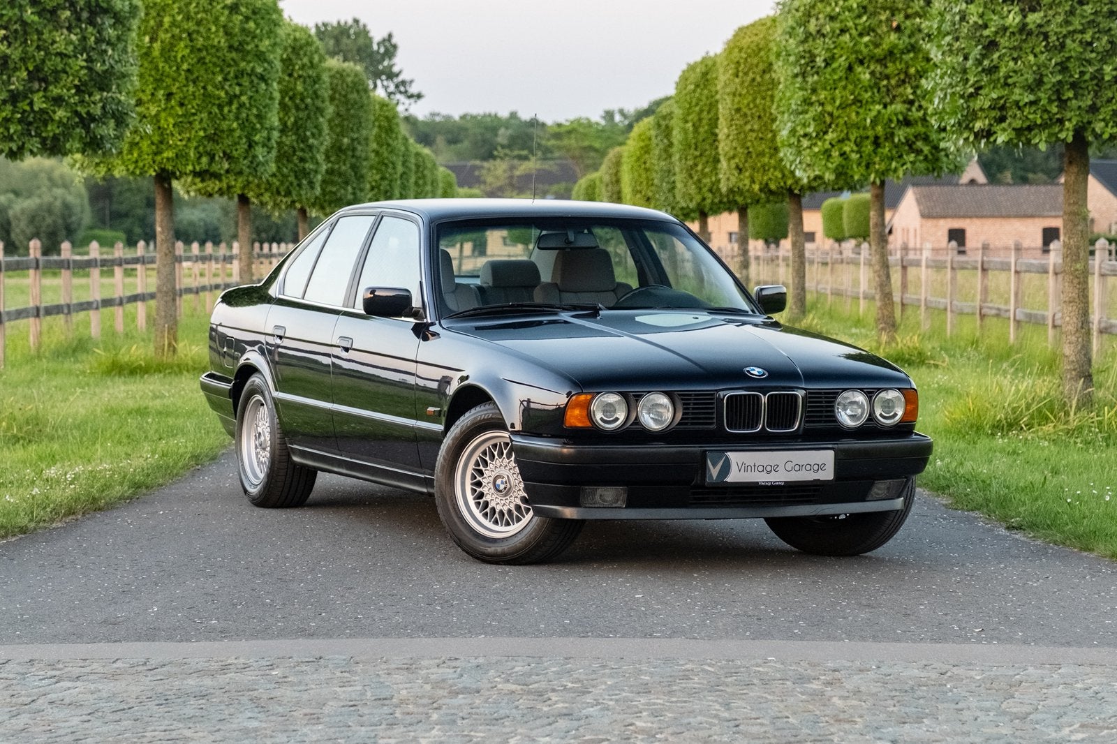 BMW 520i e34 - 1994, Auto's, BMW, 4 deurs, 110 kW, Blauw, Bedrijf