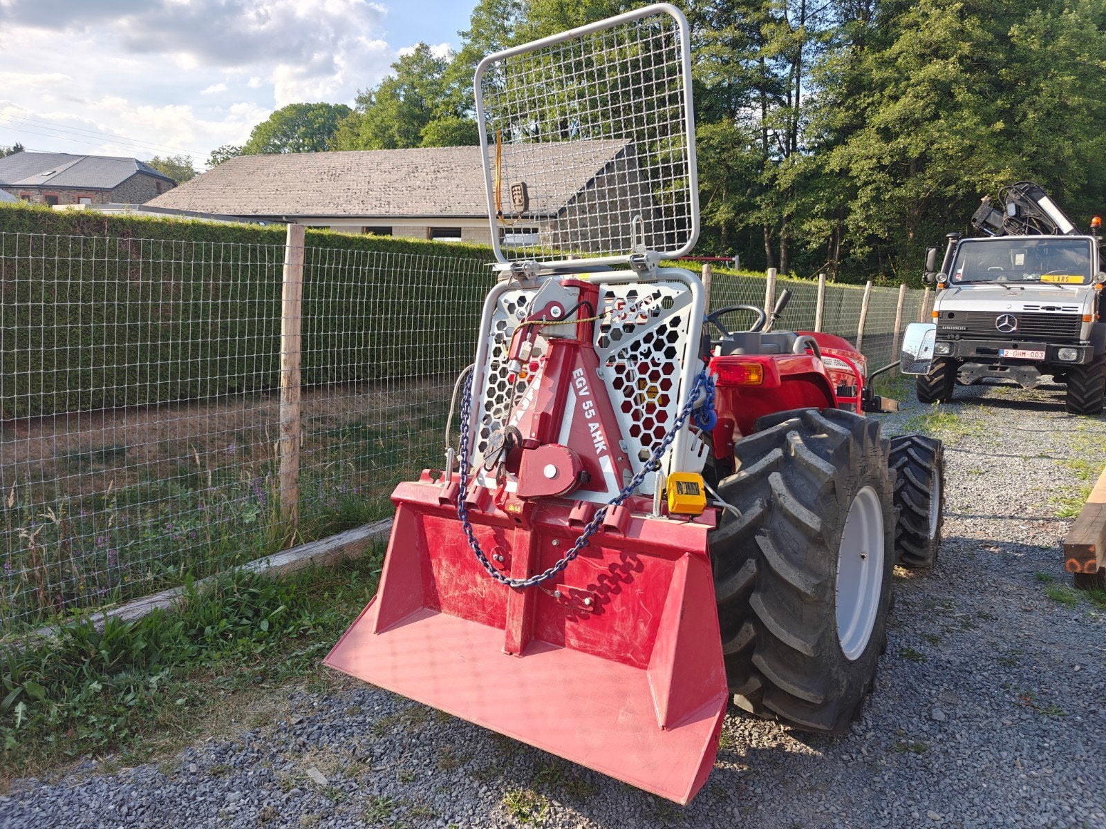 bosbouw winch, Ophalen
