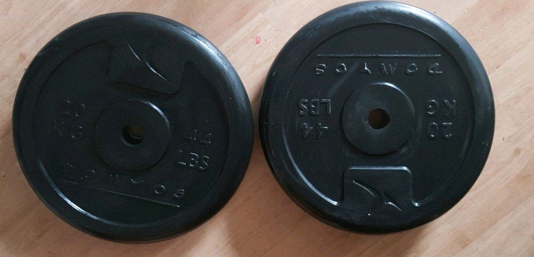 fitness schijven (gewichten), Ophalen