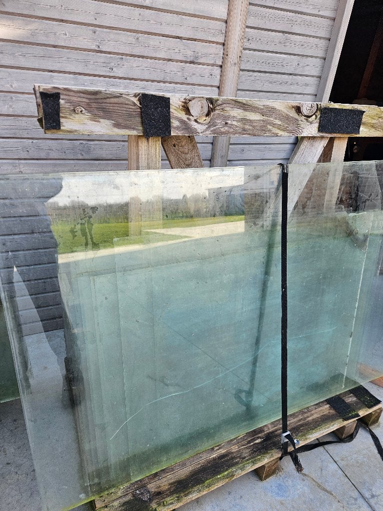 Serreglas verschillende afmetingen, alles gekuist, Enlèvement, Verre, Utilisé, Serre