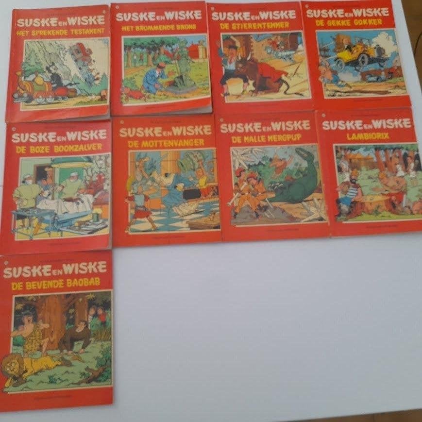 Suske en Wiske vierkleuren eerste druk 70's, Boeken, Meerdere stripboeken, Ophalen of Verzenden, Gelezen, Willy Vandersteen