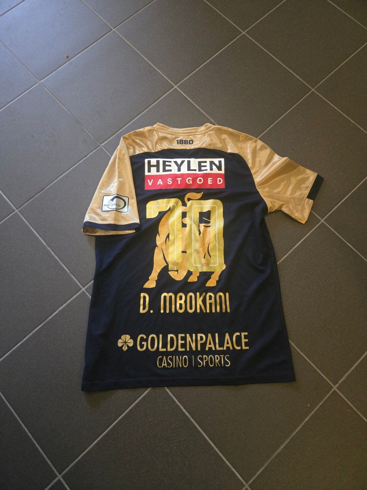 matchworn shirt mbokani, Sport en Fitness, Ophalen