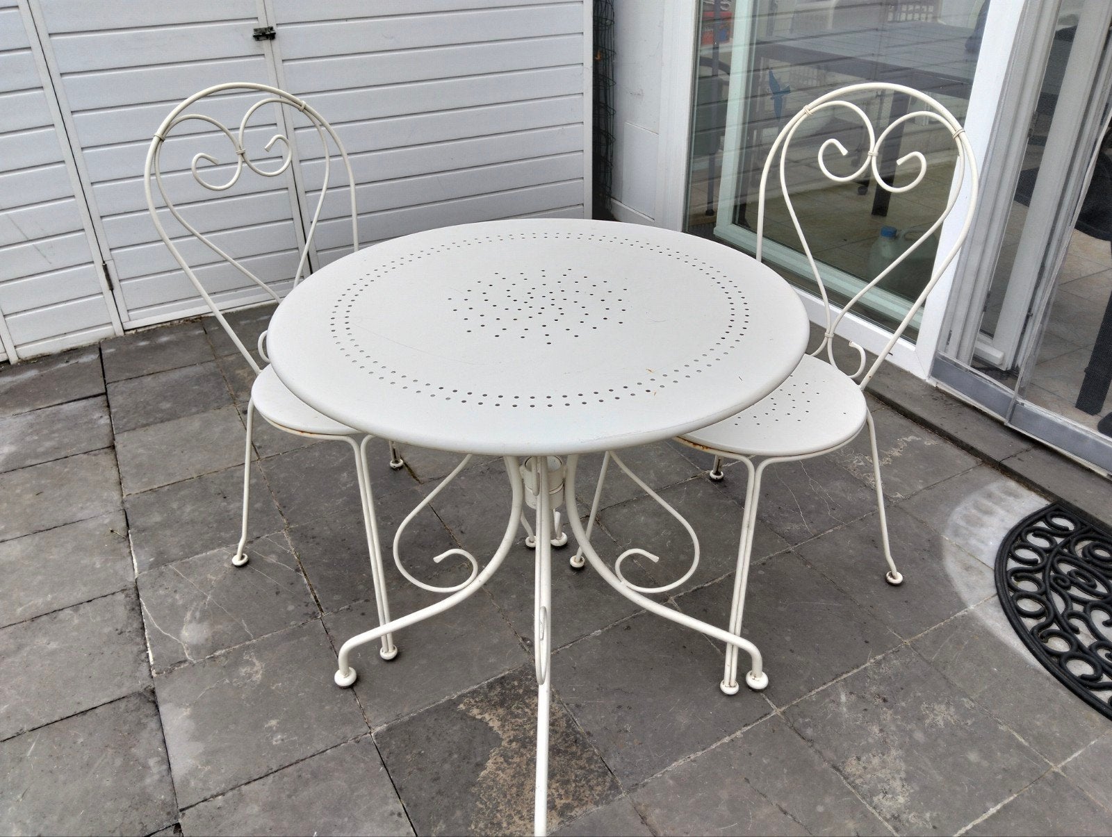Table bistro à donner, Jardin & Terrasse, Aluminium, Enlèvement, Utilisé, Table d'appoint