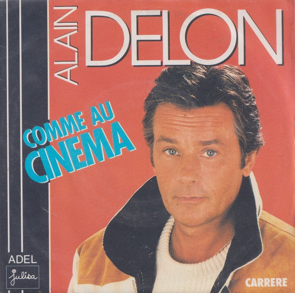 Alain Delon – Comme au cinema - Single, CD & DVD, Enlèvement ou Envoi, Single, Utilisé, Pop