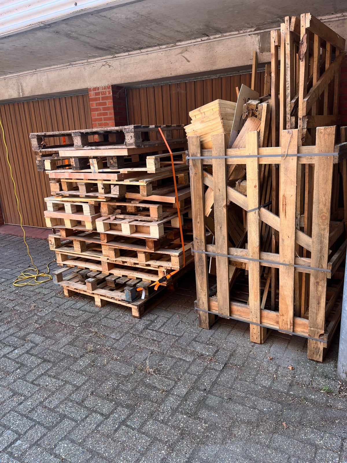 Gratis pallet brandhout, Tuin en Terras, Brandhout, Ophalen